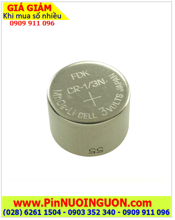 FDK CR1/3N, Pin nuôi nguồn PLC FDK CR1/3N lithium 3V 170mAh chính hãng, Xuất xứ NHẬT